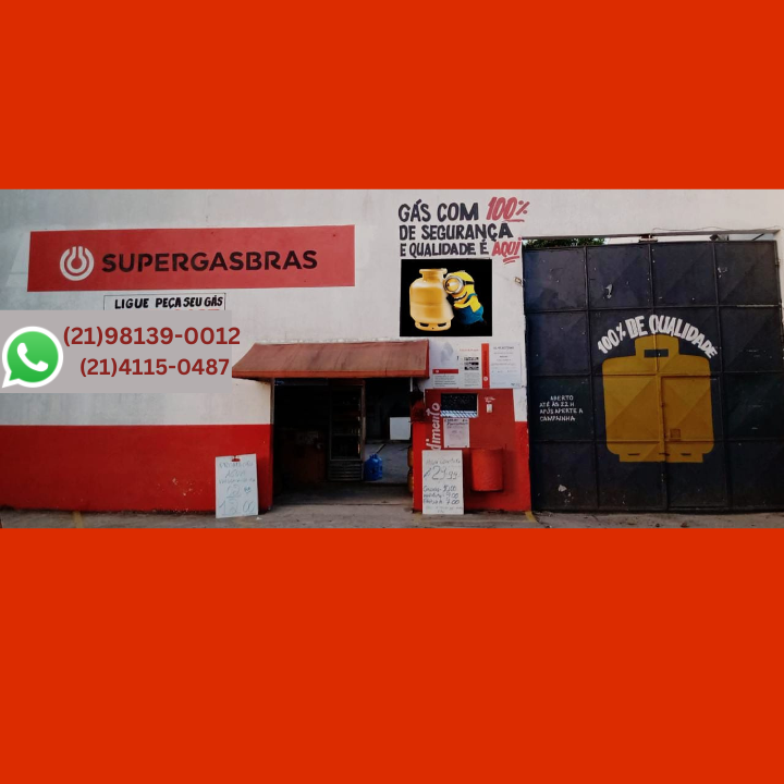 INOAN Gás de cozinha Água Mineral Supergasbras WhatsApp