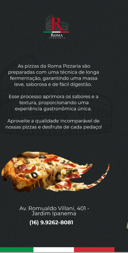 Pizzaria Roma Pizza WhatsApp São Carlos Pizza Ipanema